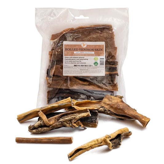Jr Rolled Venison Skin (200g)