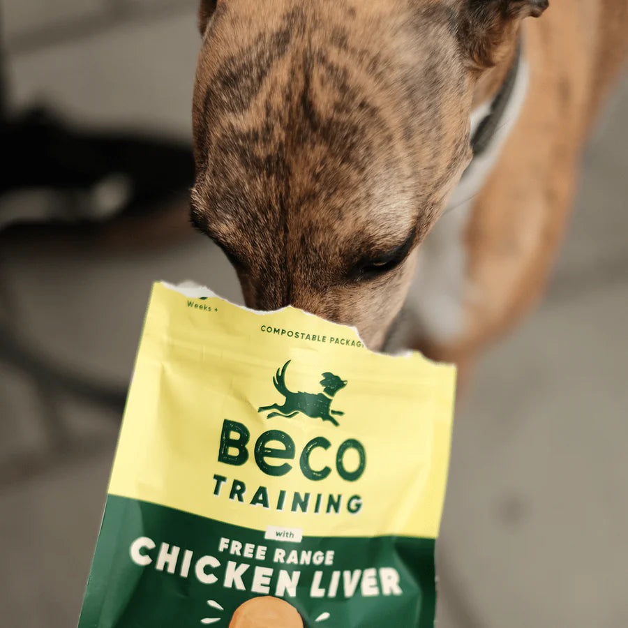 Beco : Free Range Chicken Liver Dog Treats with Parsnip & Honey (60g)