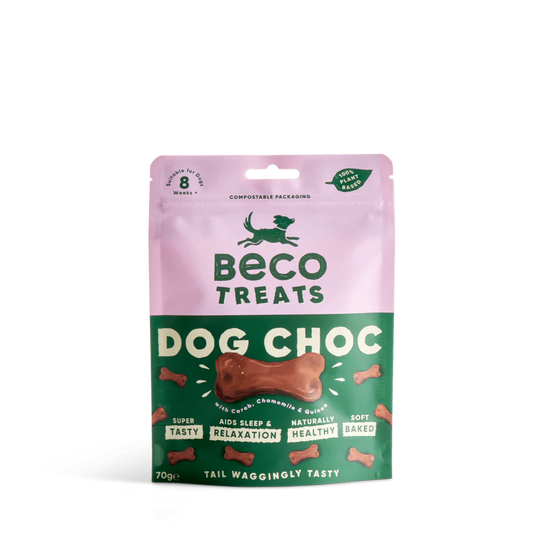 Beco : Dog Choc Treats with Carob, Chamomile & Quinoa (70g)