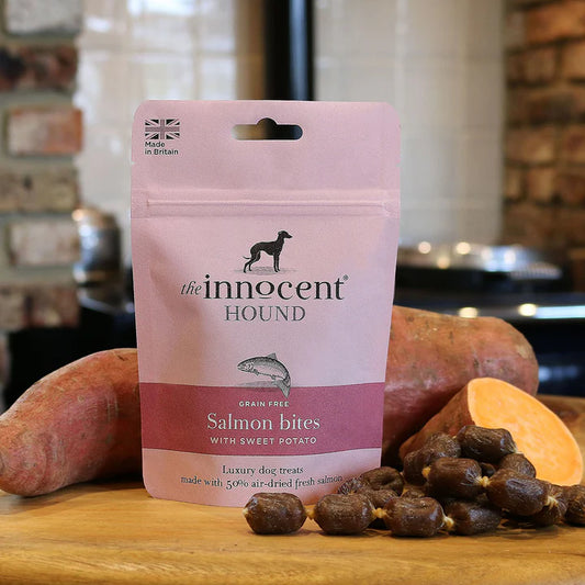 The Innocent Hound : Salmon bites with Sweet Potato (10 pcs)