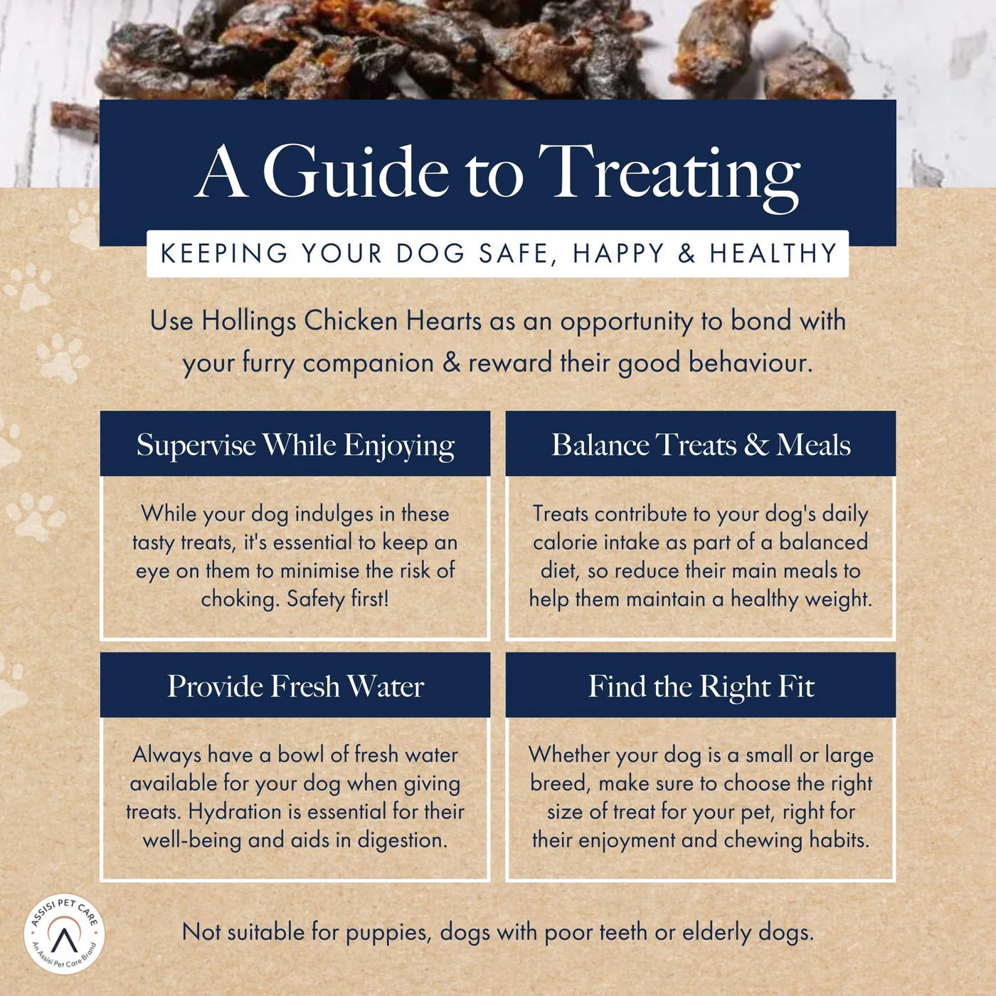 Hollings : Chicken Hearts (60g)