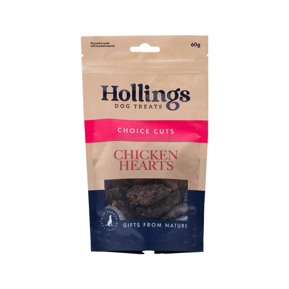 Hollings : Chicken Hearts (60g)