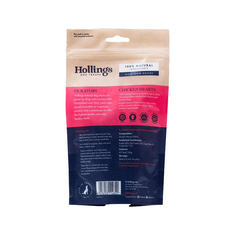 Hollings : Chicken Hearts (60g)