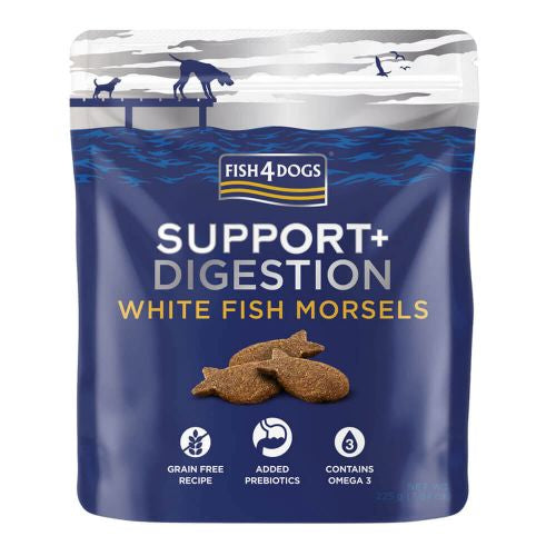 FISH4DOGS : White Fish Morsels (225g)
