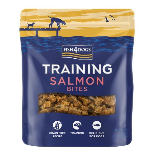FISH4DOGS : Training Salmon Bites (80g)