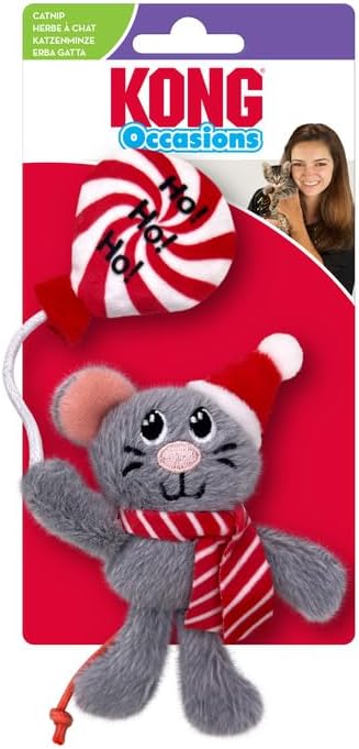 KONG® Holiday Occasions Mouse