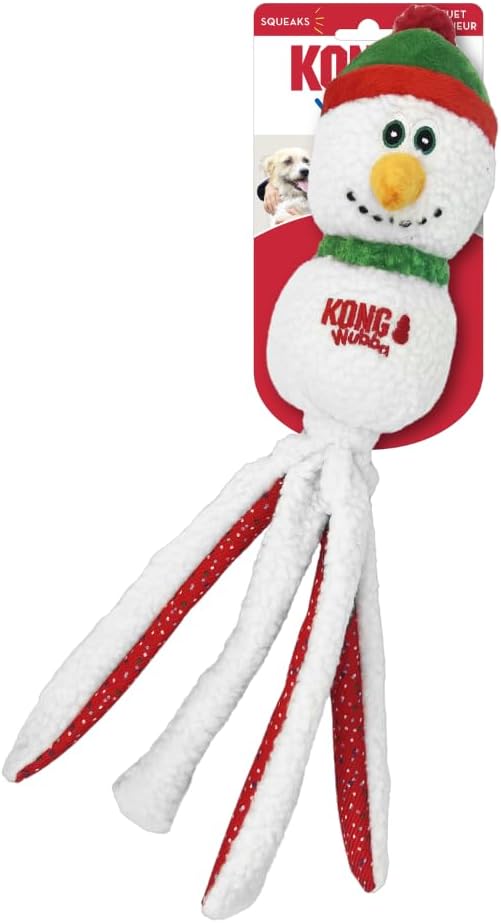 KONG® Holiday Wubba Assorted Large