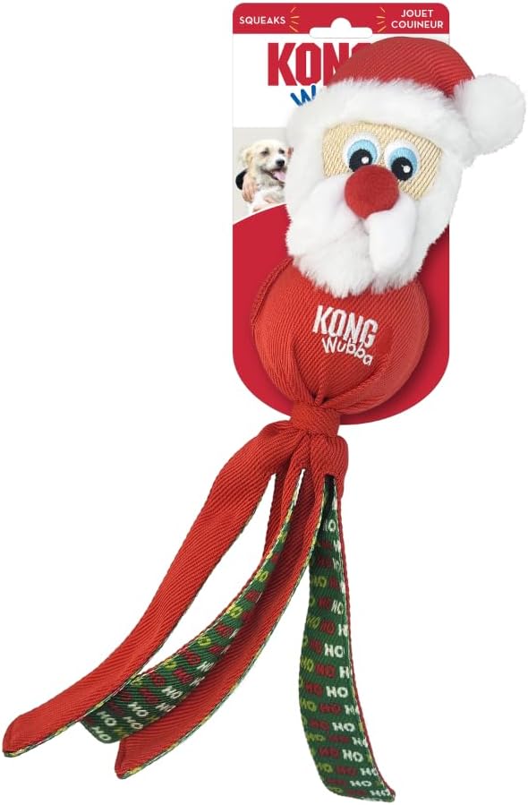 KONG® Holiday Wubba Assorted Large