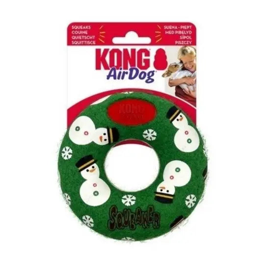 KONG® Holiday AirDog® Squeaker Donut Medium