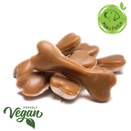 Vegan Dog Chews - Maks Patch Peanut Butter Dual Bones