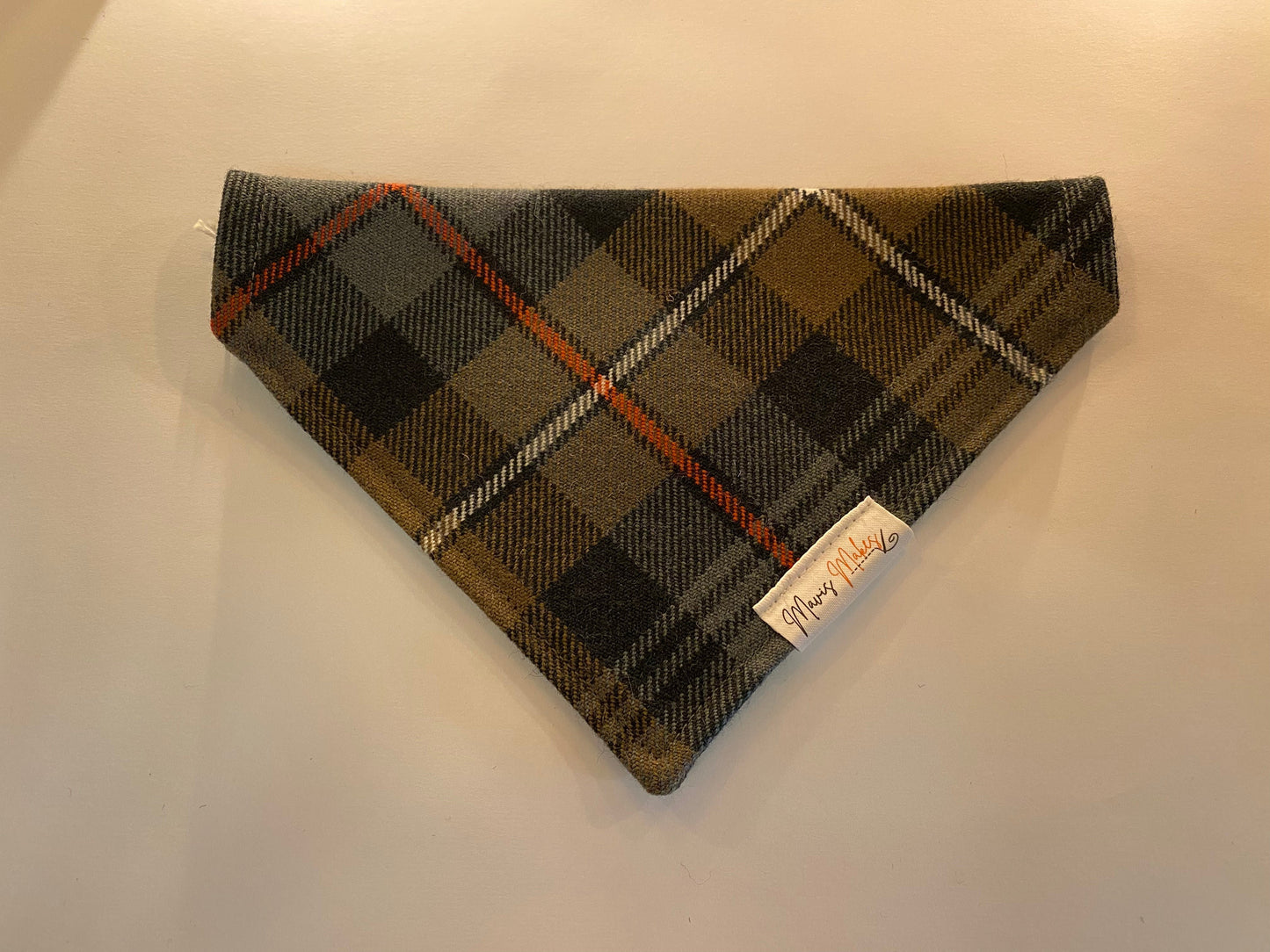 Scottish Royal Dog Bandana - Brown / Black