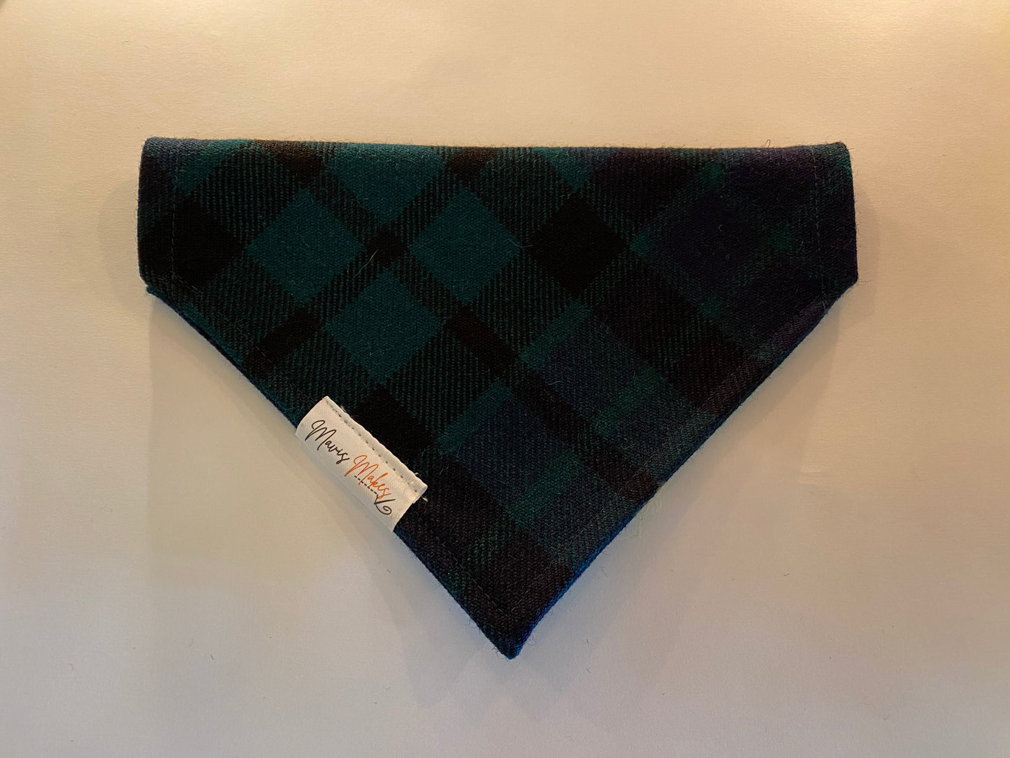 Scottish Royal Dog Bandana - Green / Black