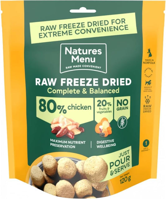 80% Chicken RAW FREEZE DRIED (120g)