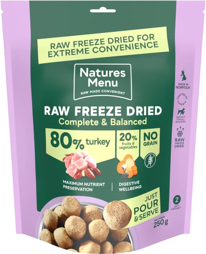 80% Turkey RAW FREEZE DRIED (250g)