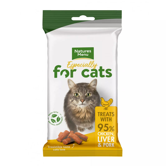 Natures Menu Chicken with Liver Cat Treats 60g