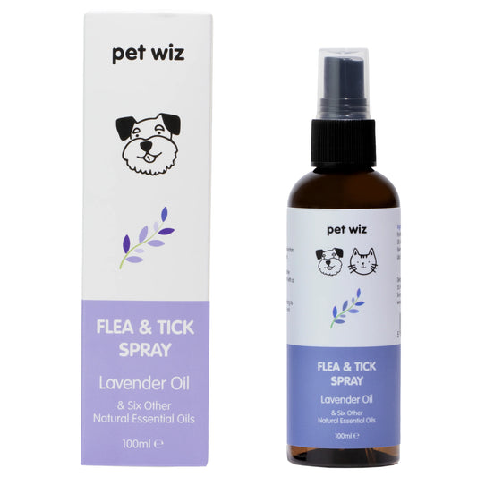 Organic Flea & Tick Spray for Dogs & Cats (100ml)