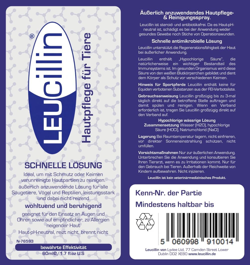 Leucillin Natural Antiseptic Spray (60ml)