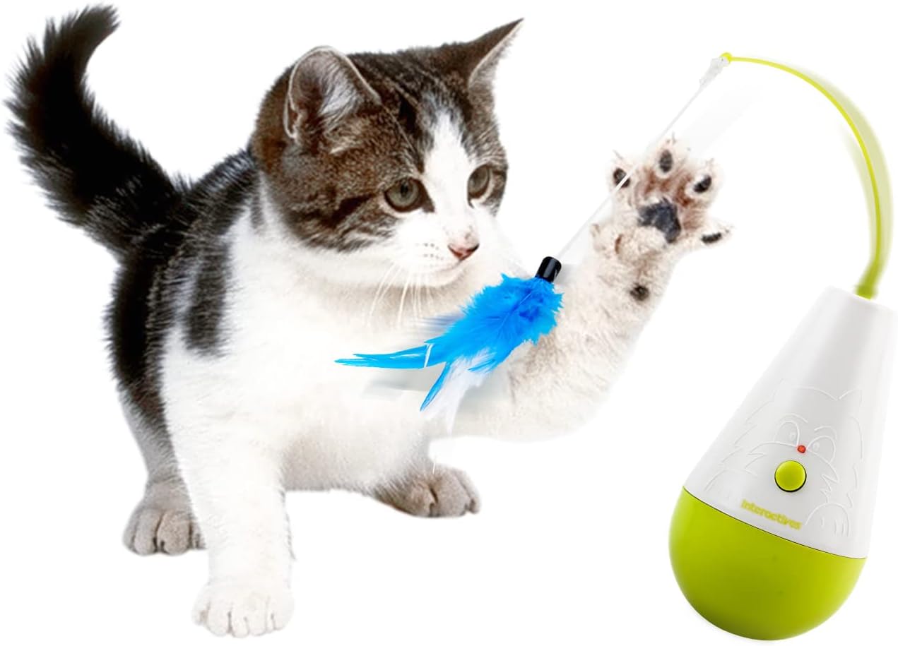 AFP Interactive Cat Toys for Indoor Cat Feather Toys