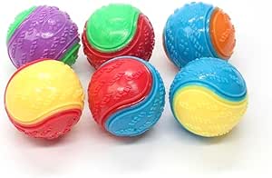 Meakin Trade Squeaky Dog Balls (6 colorways)