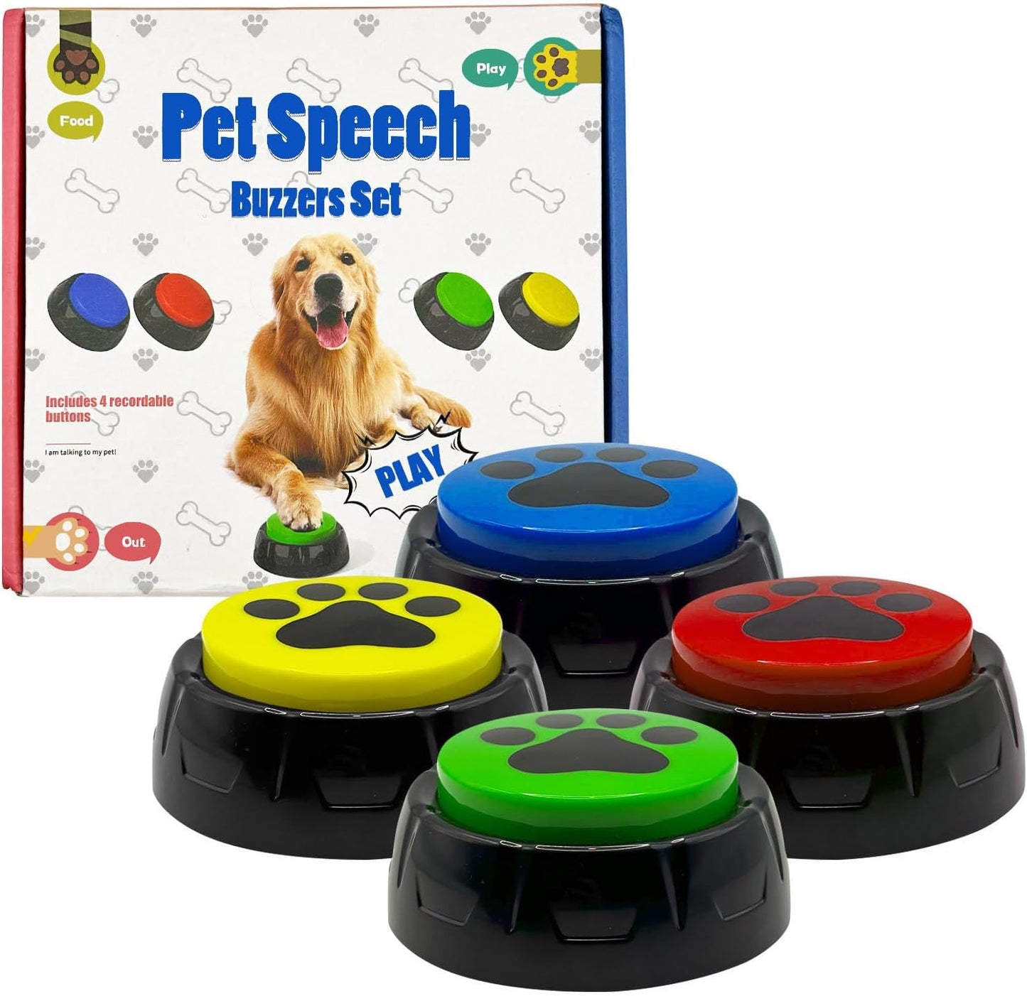 Dog Talking Button Set