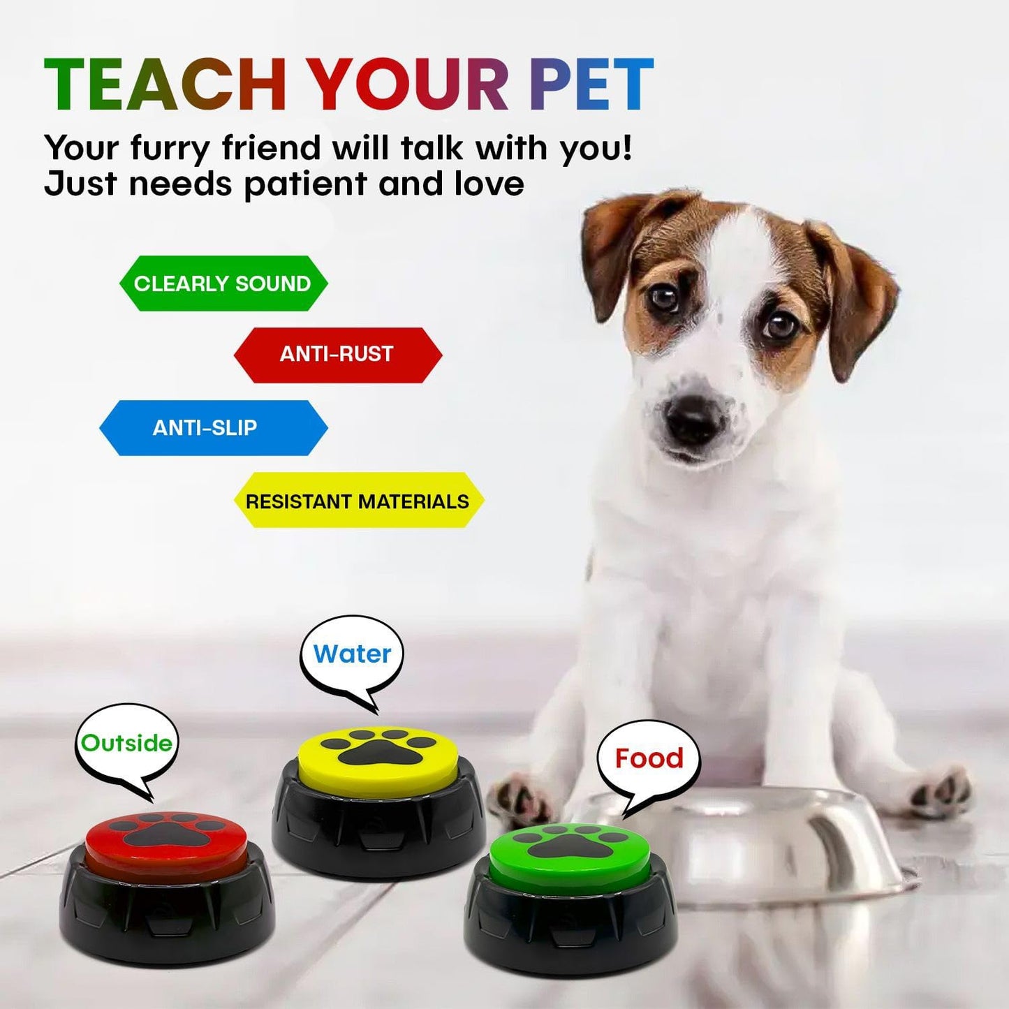 Dog Talking Button Set