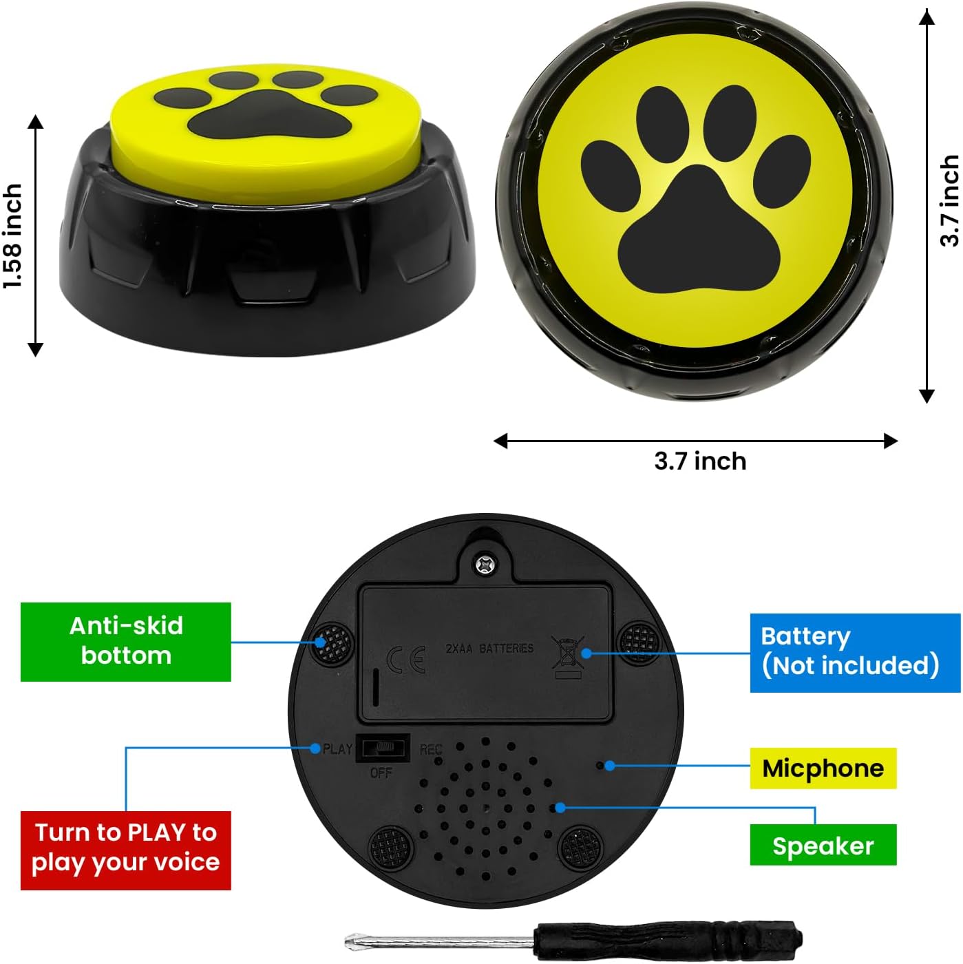 Dog Talking Button Set