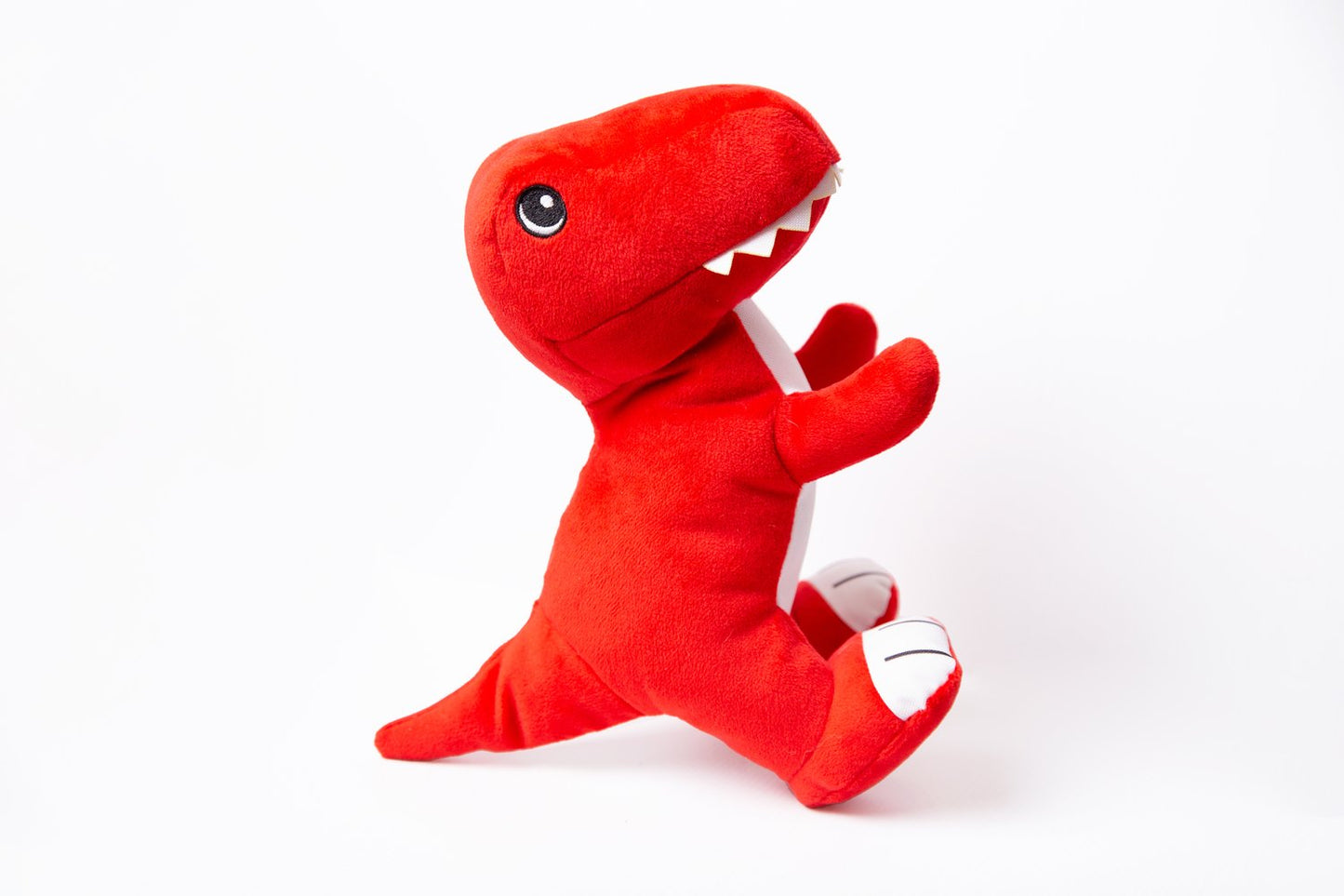 Sustainapaws Double Layered Recycled Plastic T-Rex Plush Dog Toy