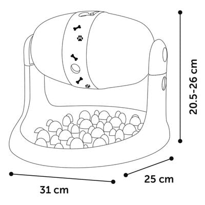 FLAMINGO pet snack dispenser