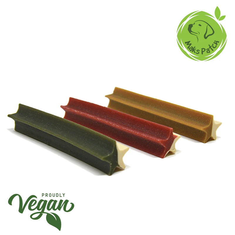 Vegan Dog Treats - Maks Patch Vegetarian Star Sticks